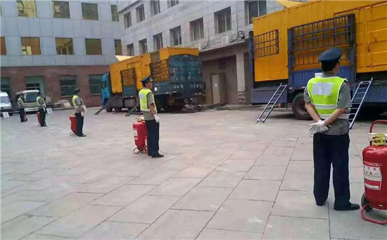 环县租赁发电机案例